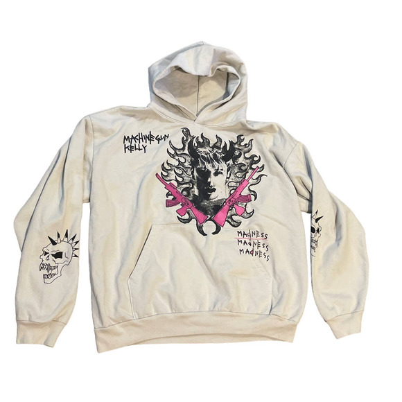 Machine Gun Kelly Mens 2XL Misfit Anthem Graphic Hoodie Official Merch  XX Large - Picture 1 of 10